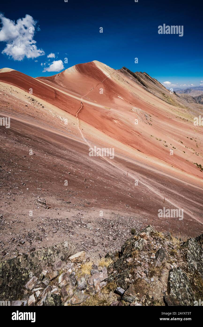 Rainbow Mountain, Perù, Sud America Foto Stock