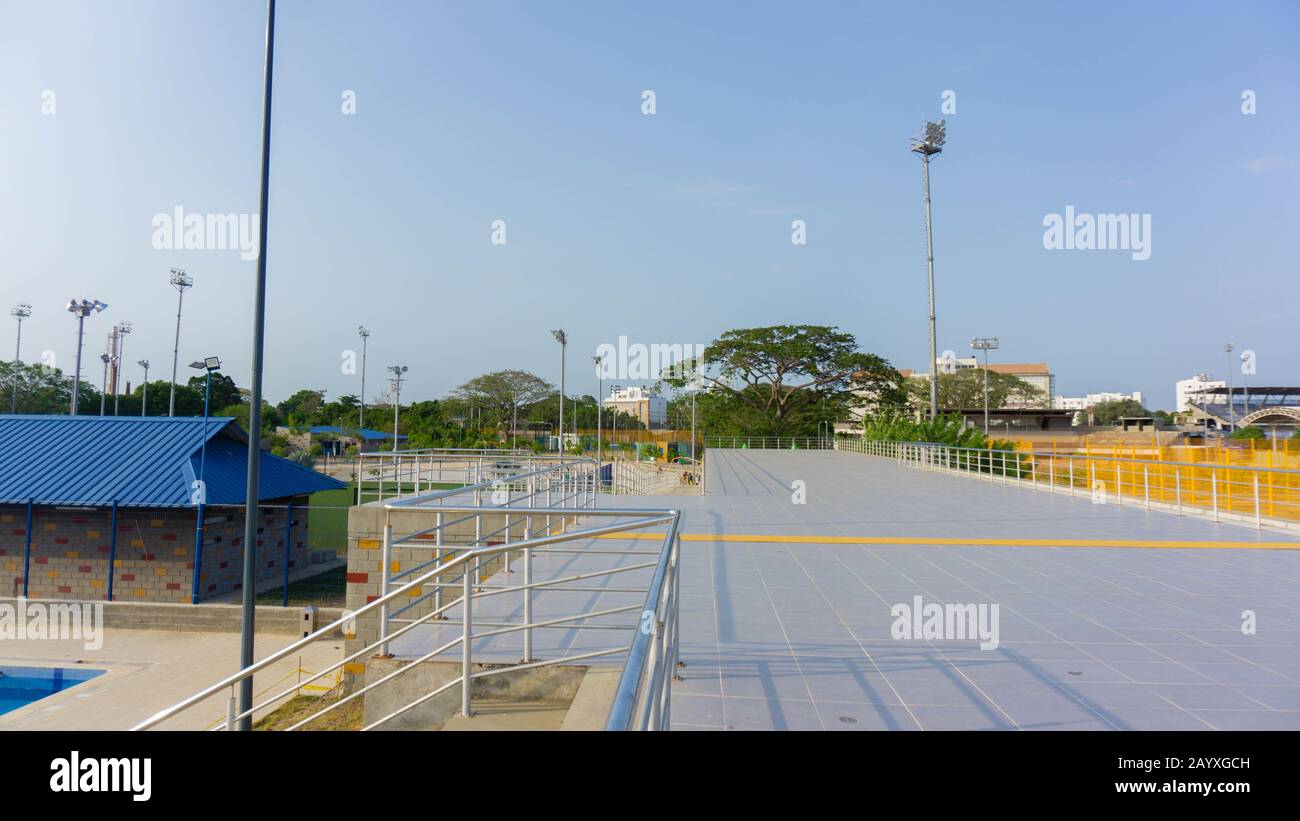 zona deportiva al aire libre Foto Stock