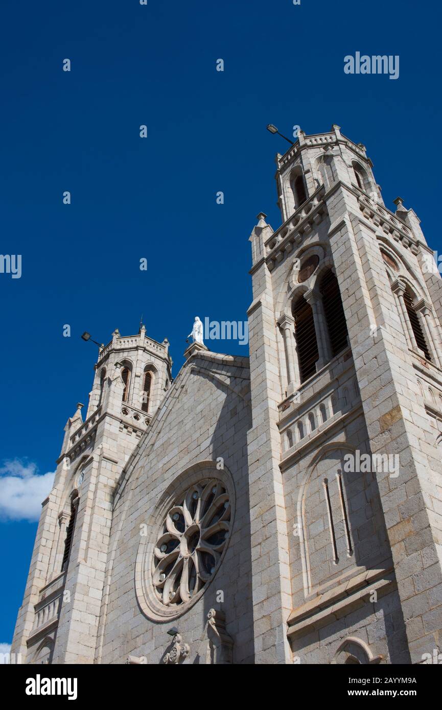 Chiesa cattolica ad Antananarivo, capitale del Madagascar. Foto Stock