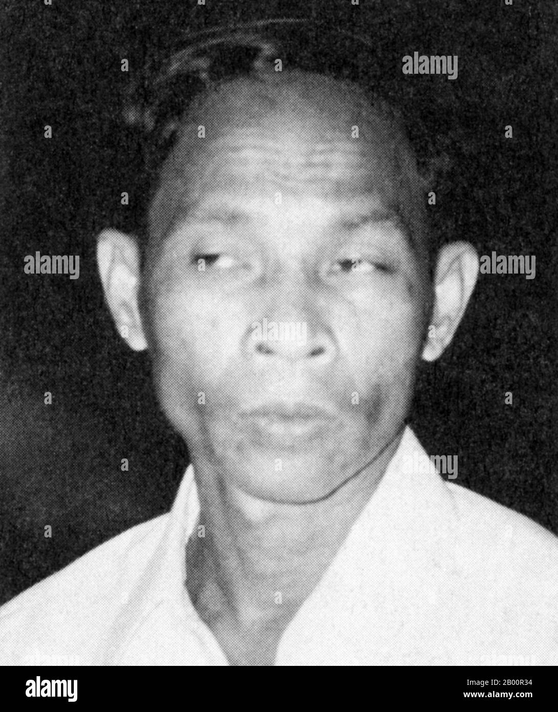 Cambogia: Heng Samrin (nato nel 1934), presidente della Repubblica popolare di Kampuchea e dello Stato della Cambogia (1979-1993). Heng Samrin (1934) è un politico cambogiano. È stato presidente della Repubblica popolare di Kampuchea e dello Stato della Cambogia (1979-1993), e successivamente vice presidente (1998-2006) e presidente dell'Assemblea nazionale della Cambogia dal 2006. Foto Stock