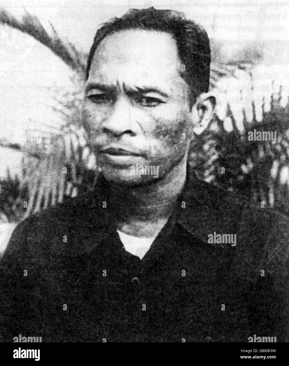 Cambogia: Heng Samrin (nato nel 1934), Presidente della Repubblica popolare di Kampuchea e dello Stato della Cambogia (1979-1993). Heng Samrin (1934) è un politico cambogiano. È stato presidente della Repubblica popolare di Kampuchea e dello Stato della Cambogia (1979-1993), e successivamente vice presidente (1998-2006) e presidente dell'Assemblea nazionale della Cambogia dal 2006. Foto Stock