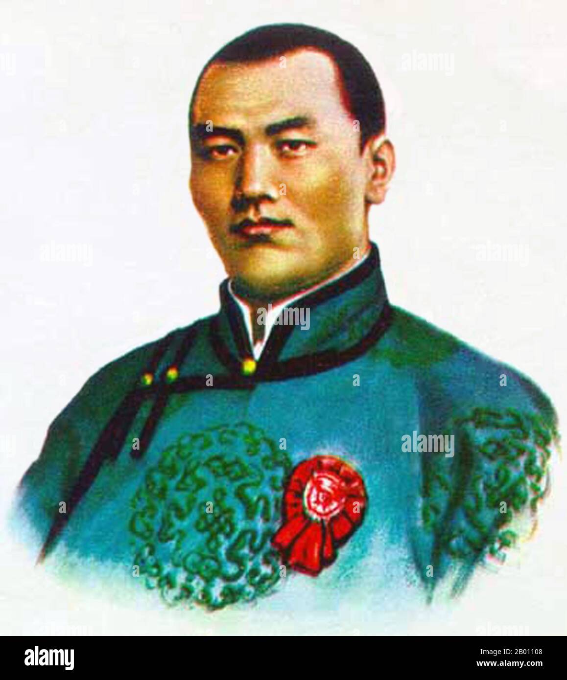 Mongolia: Dammin Sukhbaatar (1893-1923) leader militare, nazionalista e rivoluzionario. Damdin Sukhbaatar (Mongolia, 2 febbraio 1893 – Mongolia, 20 febbraio 1923) è stato un . 1921 È ricordato come una delle figure più importanti nella lotta per l'indipendenza della Mongolia. Foto Stock