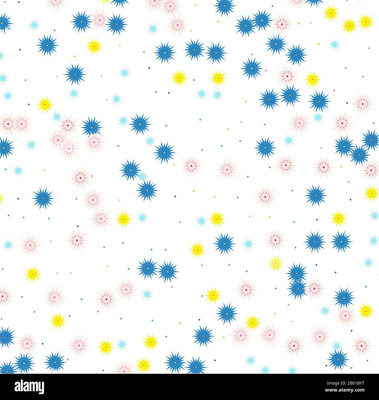 Coriandoli colorati su sfondo bianco Foto Stock
