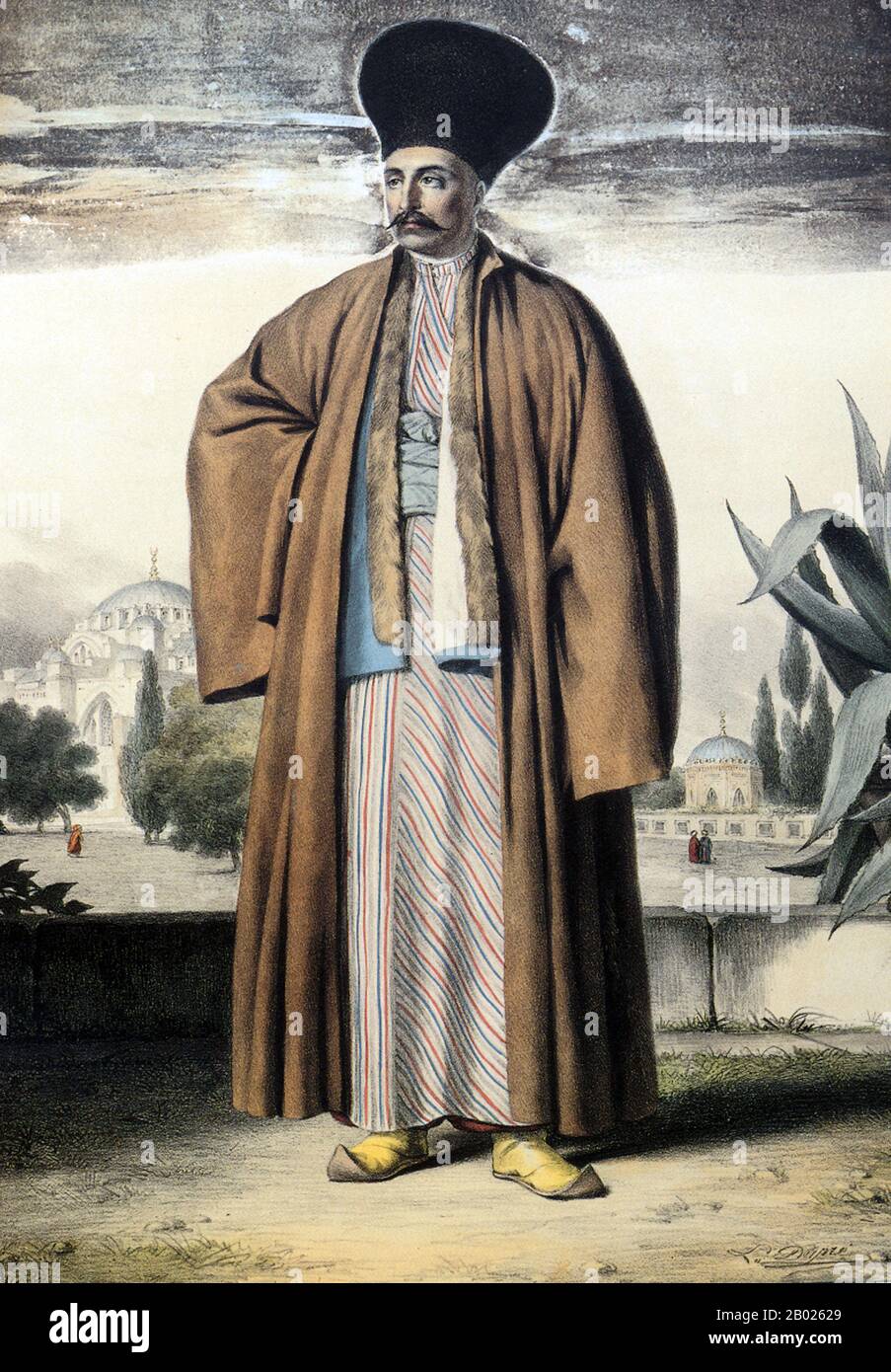 Louis Dupré (Versailles, 9 gennaio 1789 – Parigi, 12 ottobre 1837) è stato un pittore francese, particolarmente noto per i suoi viaggi in Grecia e nell'Impero Ottomano e per i suoi numerosi dipinti con temi orientalisti e Filellenici. Viaggiò spesso e cambiò la sua sede di lavoro, tra cui Parigi, Kassel (1811–1814), Napoli (1814–1816), Roma (1816–1819, 1824–1831), Napoli (1819–1820), Istanbul (ca. 1820), Grecia (ca. 1820), Parigi (1820–1837) e Vienna (1820–1824). La sua visita in Grecia è stata proprio alla vigilia della guerra di indipendenza greca. Foto Stock