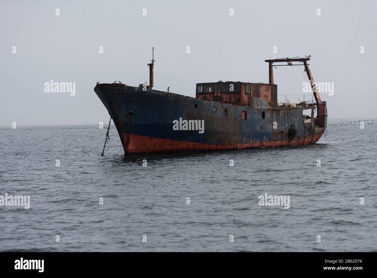 Naufragio a Walvisbay, Namibia Foto Stock