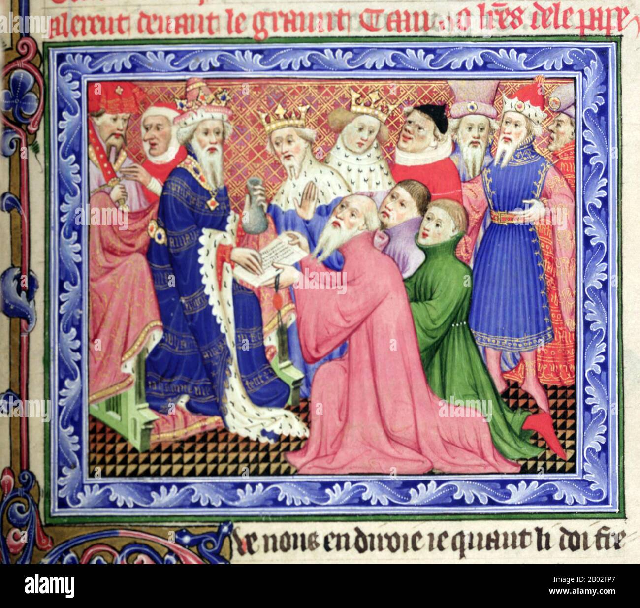 Probabilmente nato a Venezia intorno al 1254 d.C., Marco Polo fu allevato dalla zia e dallo zio dopo la morte della madre. Suo padre, Niccolo, era un mercante veneziano che partì prima che Marco nascesse per commerciare in Medio Oriente. Niccolo e suo fratello Maffeo passarono attraverso gran parte dell'Asia e incontrarono l'imperatore mongolo Kublai Khan, che a quanto pare li invitò ad essere ambasciatori. Nel 1269 Niccolo e Maffeo tornarono a Venezia, incontrando per la prima volta Marco. Nel 1271, Marco Polo, di 17 anni, con suo padre e suo zio, si recò in Asia, attraversando Costantinopoli, Baghdad, Persia, Kashgar, Cina e Birmania. Th Foto Stock