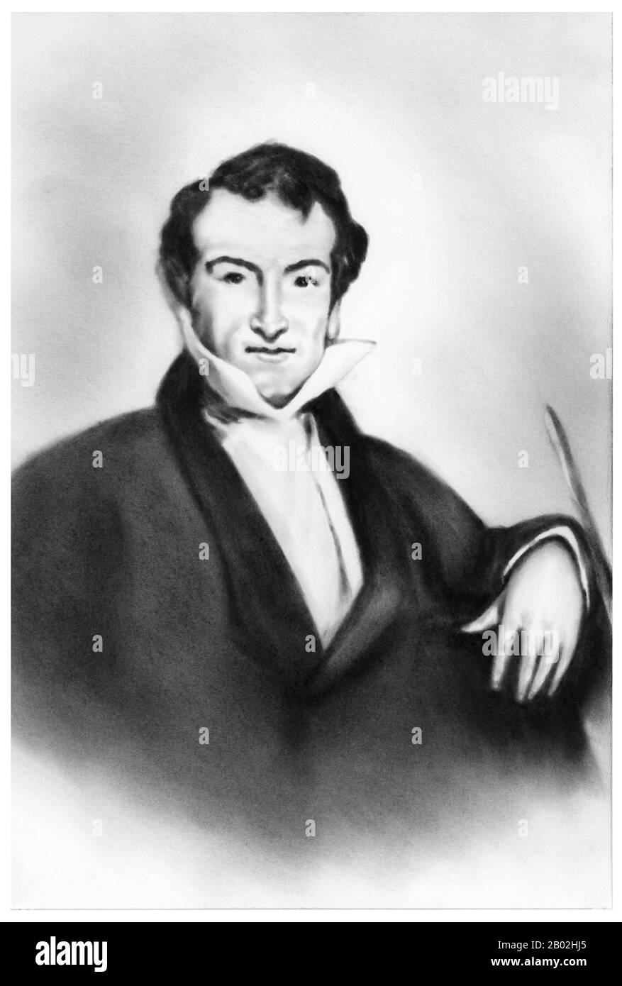 Samuel Russell è nato a Middletown, Connecticut, il 25 agosto 1789, a Capt John Russell e Abigail Warner. Russell era orfano all'età di 12 anni, non riceveva alcuna eredità significativa e non frequentava il college. Invece, ha cominciato la sua carriera come impiegato dell'apprendista per un commerciante marittimo di commercio, Whittlesley & Alop, in Middletown. E 'lì che Russell ha iniziato a imparare le sue abilità come trader. Nel 1810, terminato il suo apprendistato, si trasferì a New York dove sperò di prosperare. Nel 1812, si unì a Hull & Griswold, una casa mercantile, con sede a New York ma fondata dagli investitori con la sua intelligenza Foto Stock