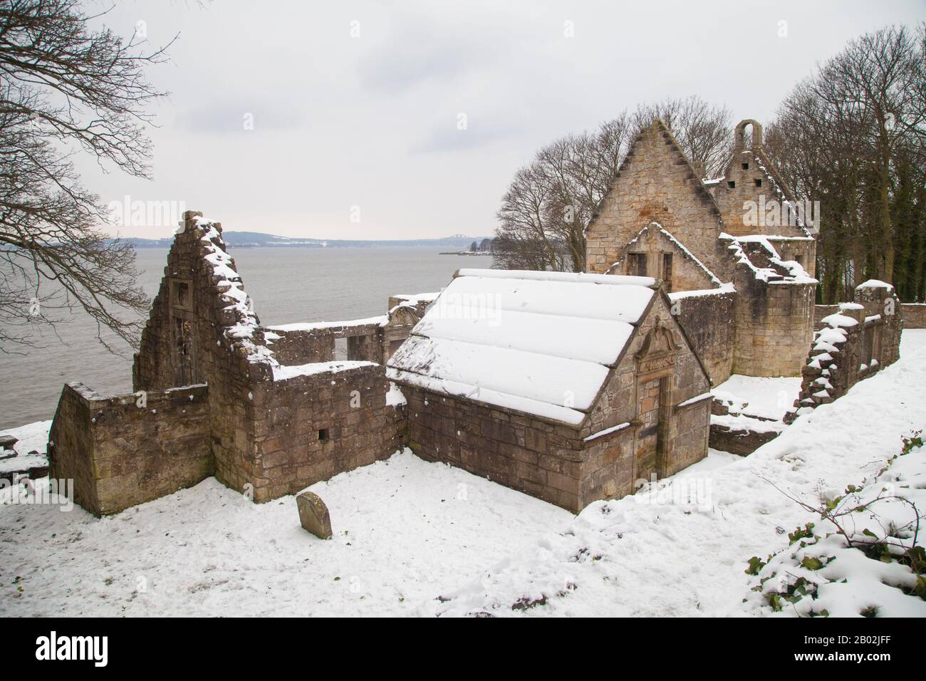 Santa Brigida's Kirk Dalgety Bay Fife Foto Stock