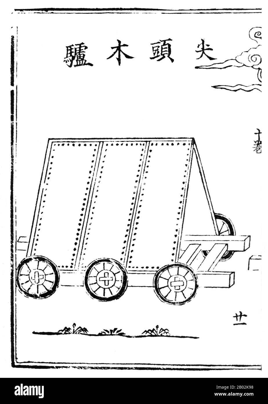 Il Wujing Zongyao (cinese semplificato: 武经总要; cinese tradizionale: 武經總要; pinyin: Wǔjīng Zǒngyào; Wade–Giles: WU Ching Tsung Yao; letteralmente: 'Raccolta Delle Più Importanti Tecniche militari') è un compendio militare cinese scritto nel 1044, durante la dinastia dei canti settentrionali. I suoi autori furono i principali studiosi Zeng Gongliang (曾公亮), Ding Du (丁度) e Yang Weide (楊惟德), la cui scrittura influenzò molti scrittori militari cinesi. Il libro copriva un'ampia gamma di argomenti, dalle navi da guerra navali ai diversi tipi di catapultati. Anche se il filosofo inglese e frate Roger Foto Stock