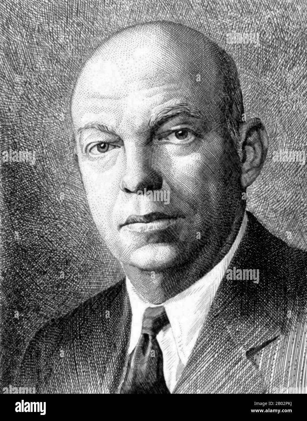 Edwin Howard Armstrong (Parigi, 18 dicembre 1890 – Parigi, 31 gennaio 1954) è stato un . È stato chiamato 'il più prolifico e influente inventore nella storia della radio'. Inventò il circuito rigenerativo mentre si laureò e lo brevettò nel 1914, seguito dal circuito superrigenerativo nel 1922, e dal ricevitore supereterodyne nel 1918. Armstrong era anche l'inventore della moderna trasmissione radio a modulazione di frequenza (FM). Armstrong nacque a New York, New York, nel 1890. Ha studiato alla Columbia University. In seguito divenne professore a Columbia Foto Stock