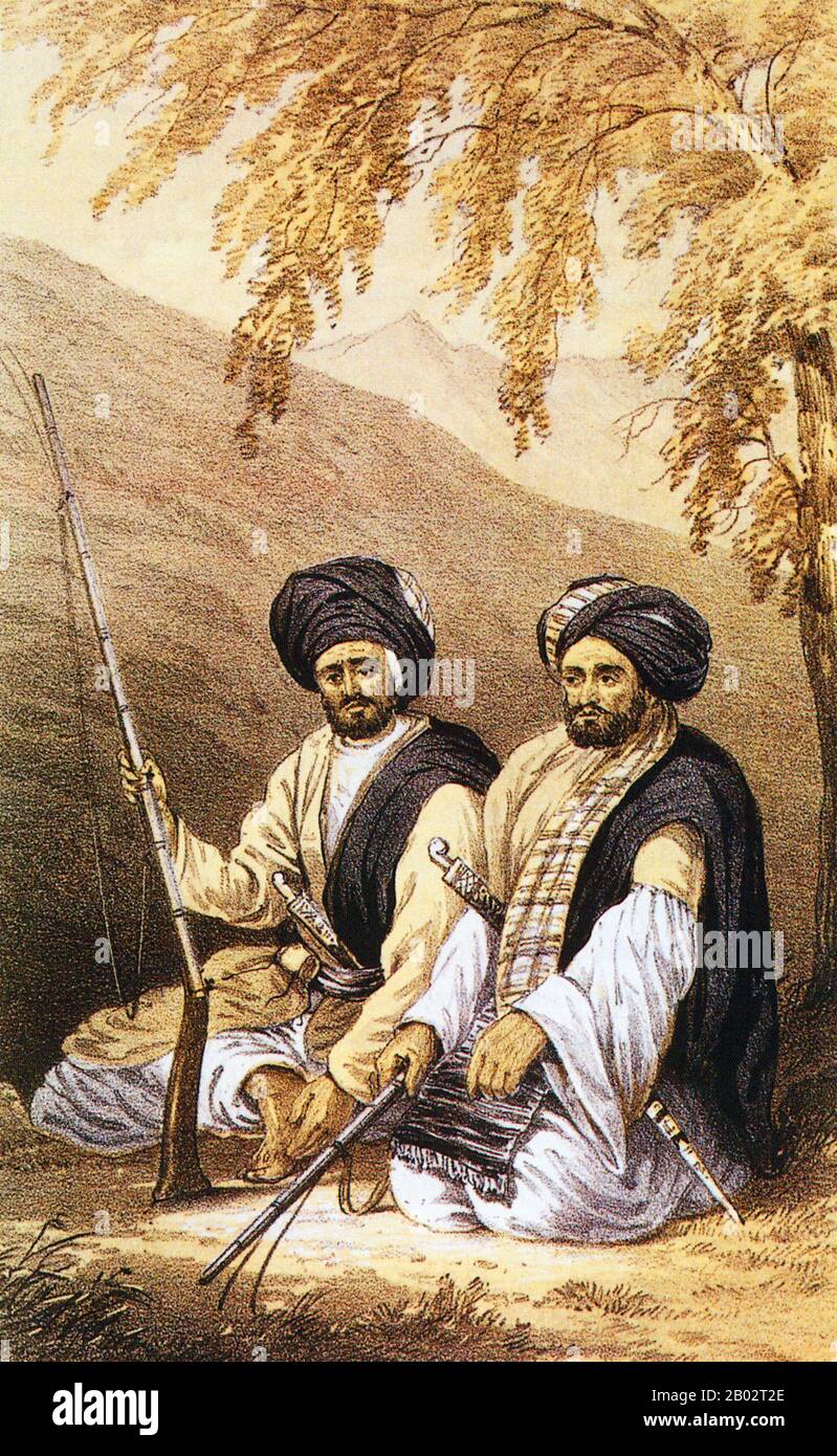 Il Jezail (a volte Jezzail dalla lingua del Pashto) era un braccio lungo  semplice, economico e spesso fatto a mano, usato comunemente in India  britannica, Asia centrale e parti del Medio Oriente