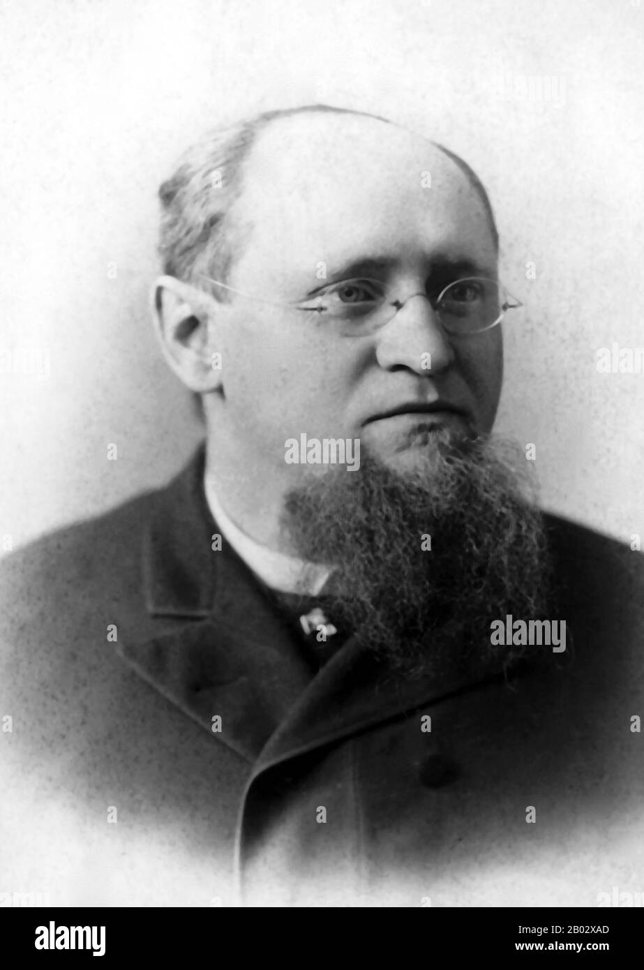 Rudolf Arndt studiò a Greifswald e Halle, sotto Felix von Niemeyer (1820-1871), Heinrich Adolf von Bardeleben (1819-1895) e Heinrich Philipp August Damerow (1798-1866), e fu fatto un medico di medicina il 20 febbraio 1860. Fu nominato professore di psichiatria a Greifswald nel 1873. Foto Stock