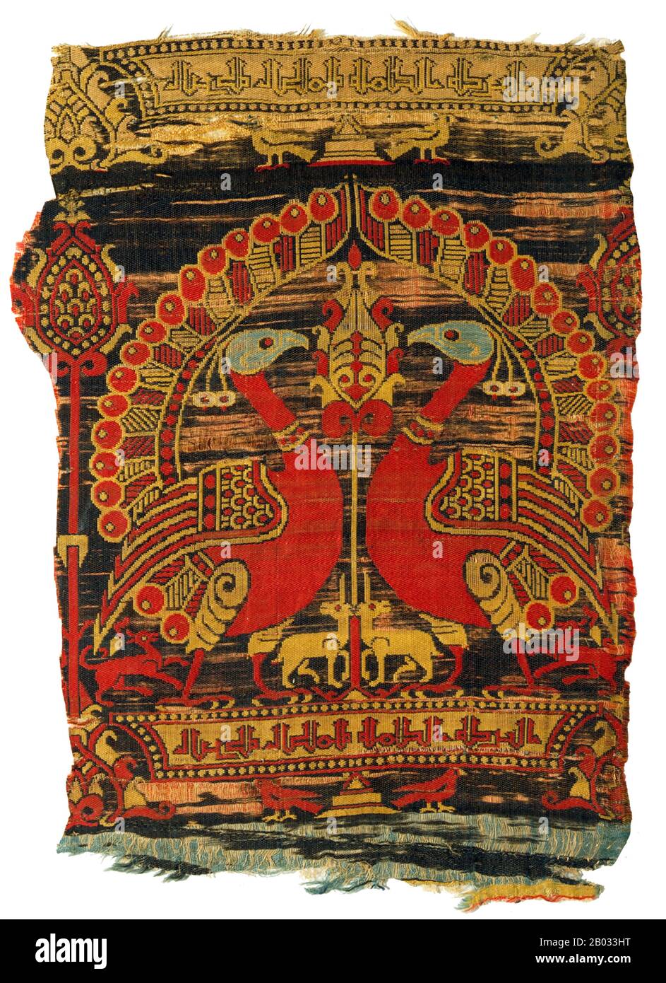 Al-Andalus, conosciuta anche come la Spagna musulmana o l'Iberia islamica, era un territorio musulmano medievale e un dominio culturale che occupa al suo picco la maggior parte di quello che sono oggi Spagna e Portogallo. Nella sua maggiore estensione geografica nell'ottavo secolo, la Francia meridionale, la Septimania, era brevemente sotto il suo controllo. Il nome più in generale descrive parti della penisola iberica governate dai musulmani (dato il nome generico di Mori) in vari momenti tra il 711 e il 1492, anche se i confini sono cambiati costantemente come il cristiano Reconquista progredita. Foto Stock