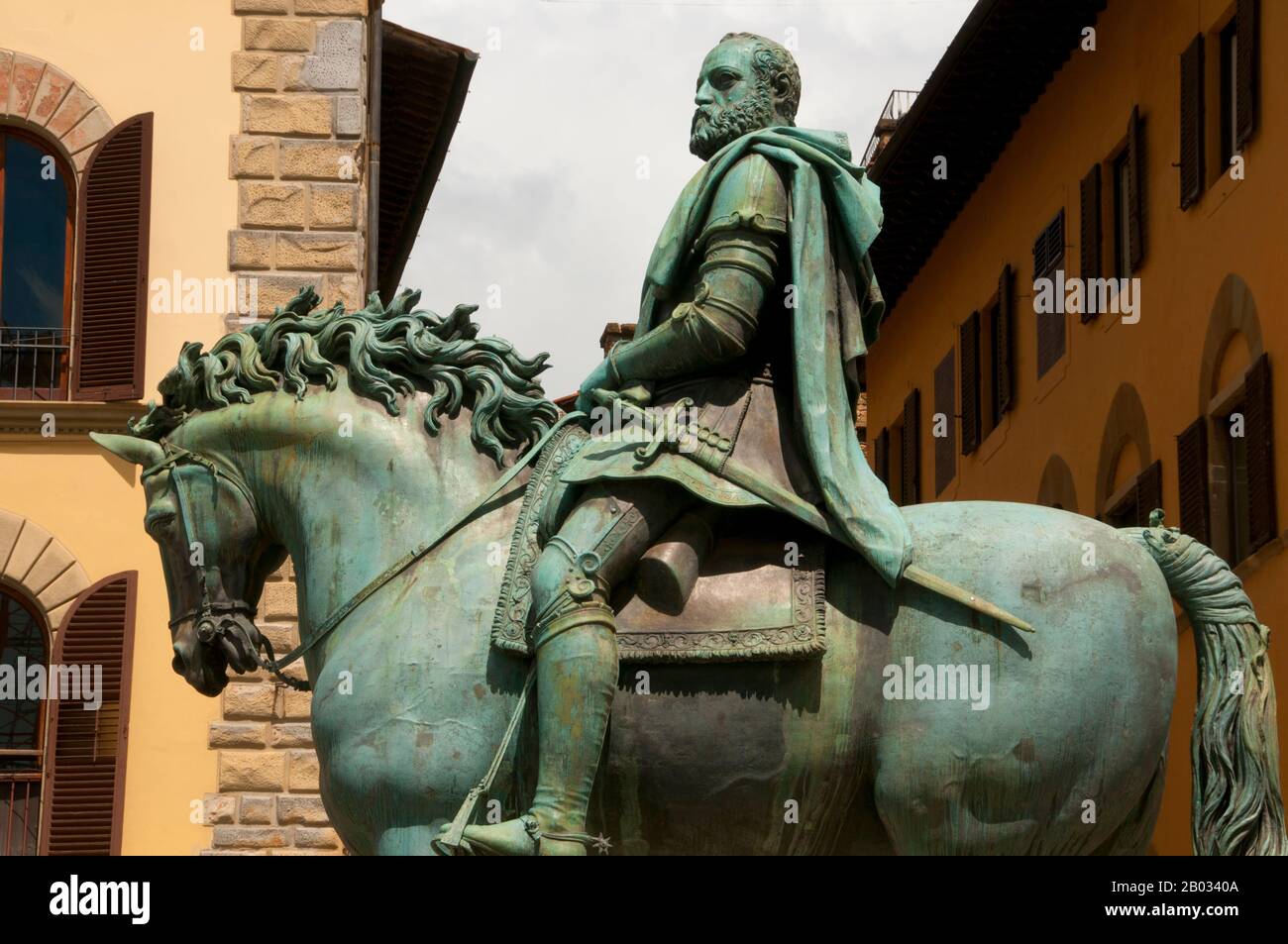 Cosimo di Giovanni de' Medici (chiamato 'il Vecchio' e, postumo, Padre della Nazione'; nato il 10 aprile 1389 a Firenze, morto il 1° agosto 1464 a Careggi) fu il primo della dinastia politica medicea, dominatori de facto di Firenze durante gran parte del Rinascimento italiano. Foto Stock