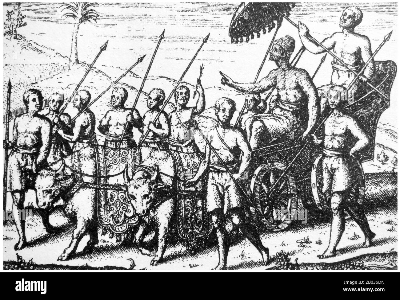 Nel 1597 l'esploratore olandese Cornelis de Houtman arrivò a Bali, e l'olandese East India Company fu fondata nel 1602. Foto Stock