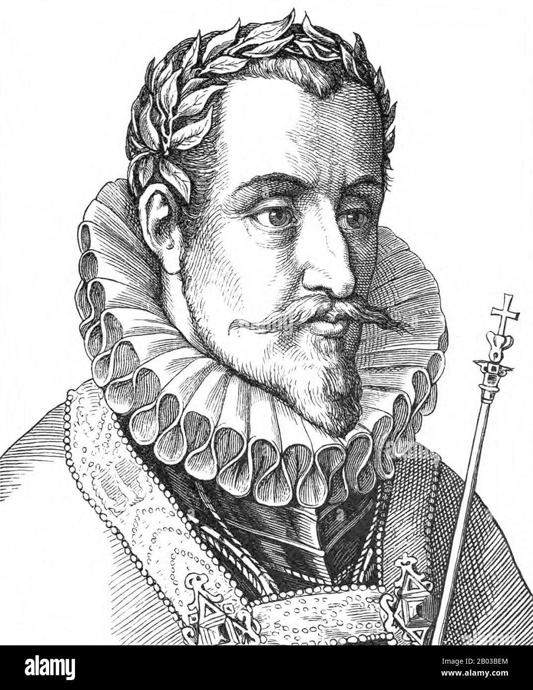 Ferdinando i (1503-1564) era figlio di Filippo i di Castiglia e della Regina Giovanna i di Castiglia, nipote dell'imperatore Massimiliano i e fratello minore del futuro imperatore Carlo V. Quando Carlo V abdicò nel 1556, Ferdinando fu eletto suo successore al trono imperiale, Diventare imperatore Sacro Romano nel 1558. Foto Stock