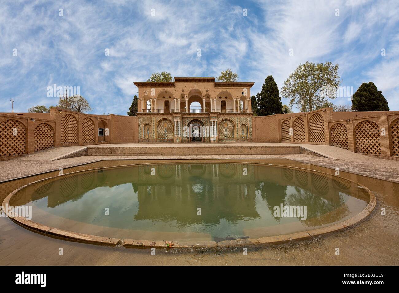 Shahzadeh Garden A Mahan, Iran Foto Stock