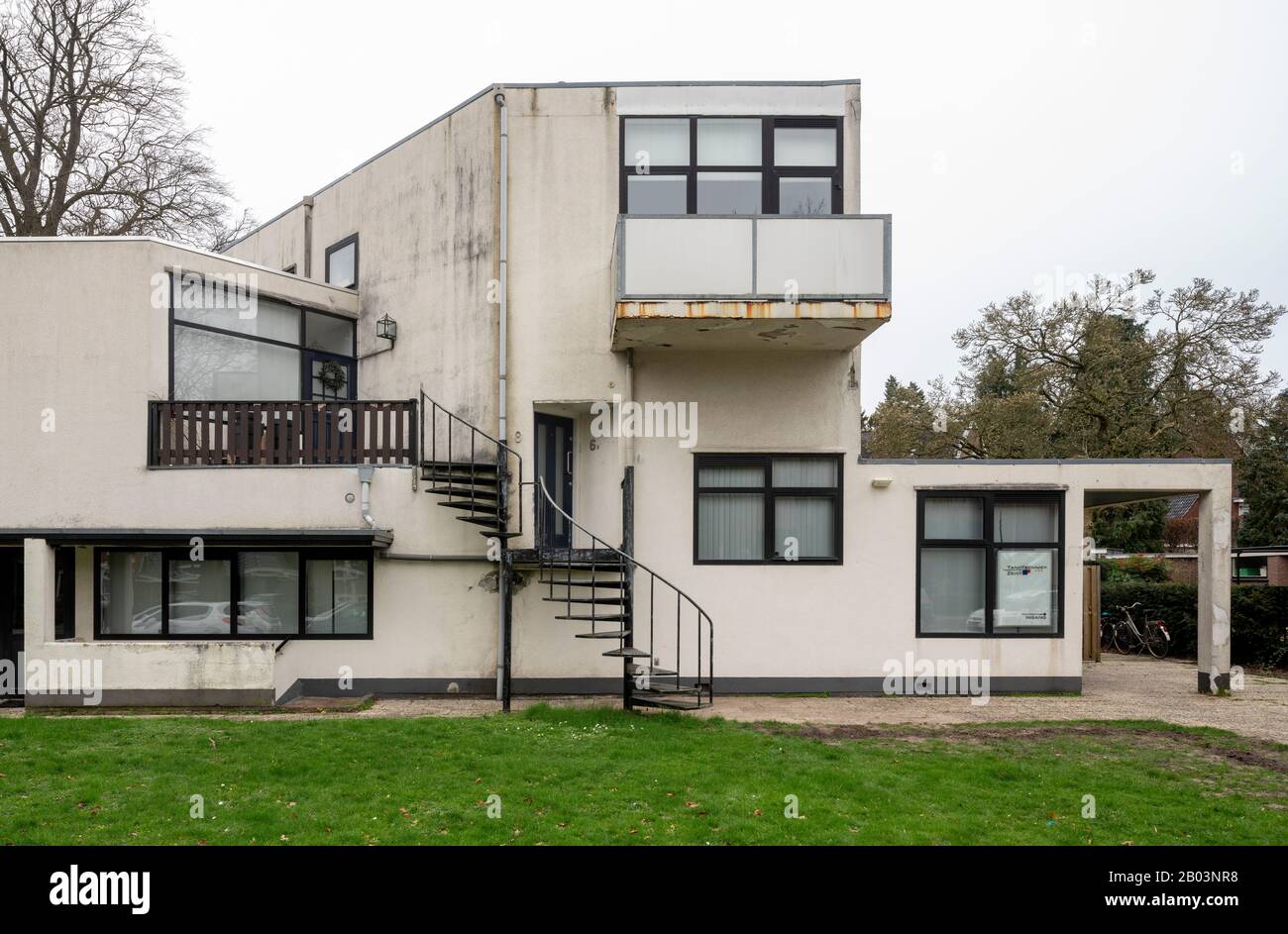 Zeist, Musikschule, 1932 von Gerrit Rietveld erbaut Foto Stock