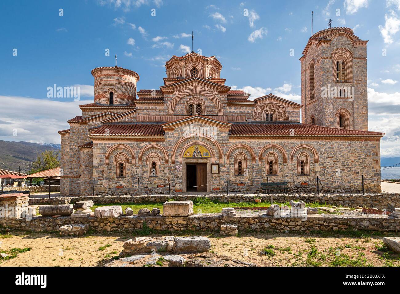 Chiesa di San Clemente, a Ohrid, Macedonia Foto Stock