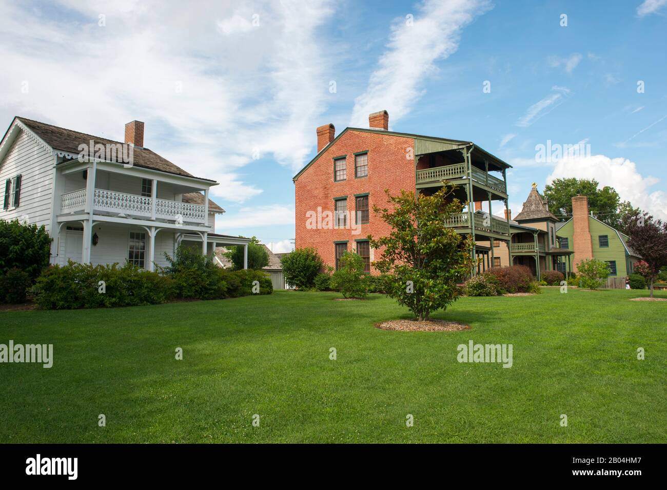 Il Museo Marittimo di Chesapeake Bay al Porto Interno di St. Michaels, una città storica nel Maryland, Stati Uniti, situato sulla Baia di Chesapeake. Foto Stock