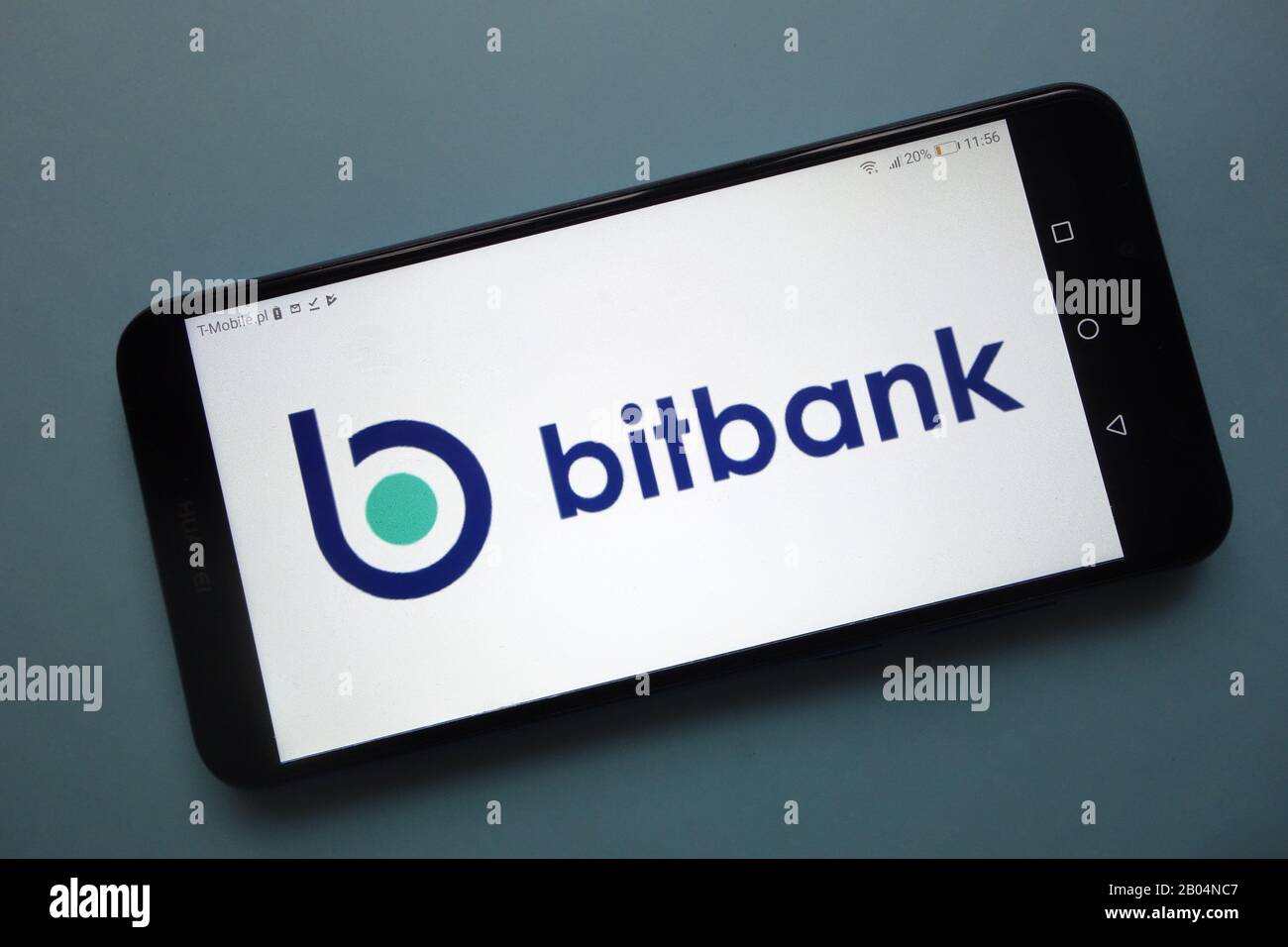 Il logo Bitbank cryptocurrency Exchange viene visualizzato sullo smartphone Foto Stock