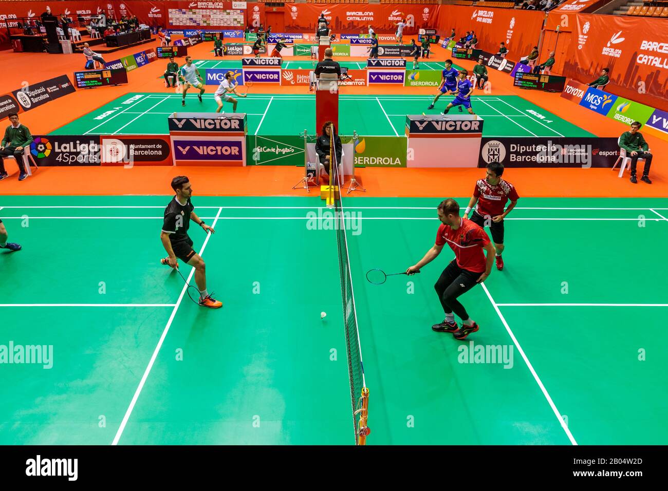 Barcellona, Spagna. 18th Feb 2020. Barcellona Spagna Master 2020 - Day 1; Day 1 del Barcelona Spagna Master al Vall d'Hebron Olympic Sports Centre il 18 febbraio 2020 a Barcellona, Spagna. Credit: Dax Images/Alamy Live News Foto Stock