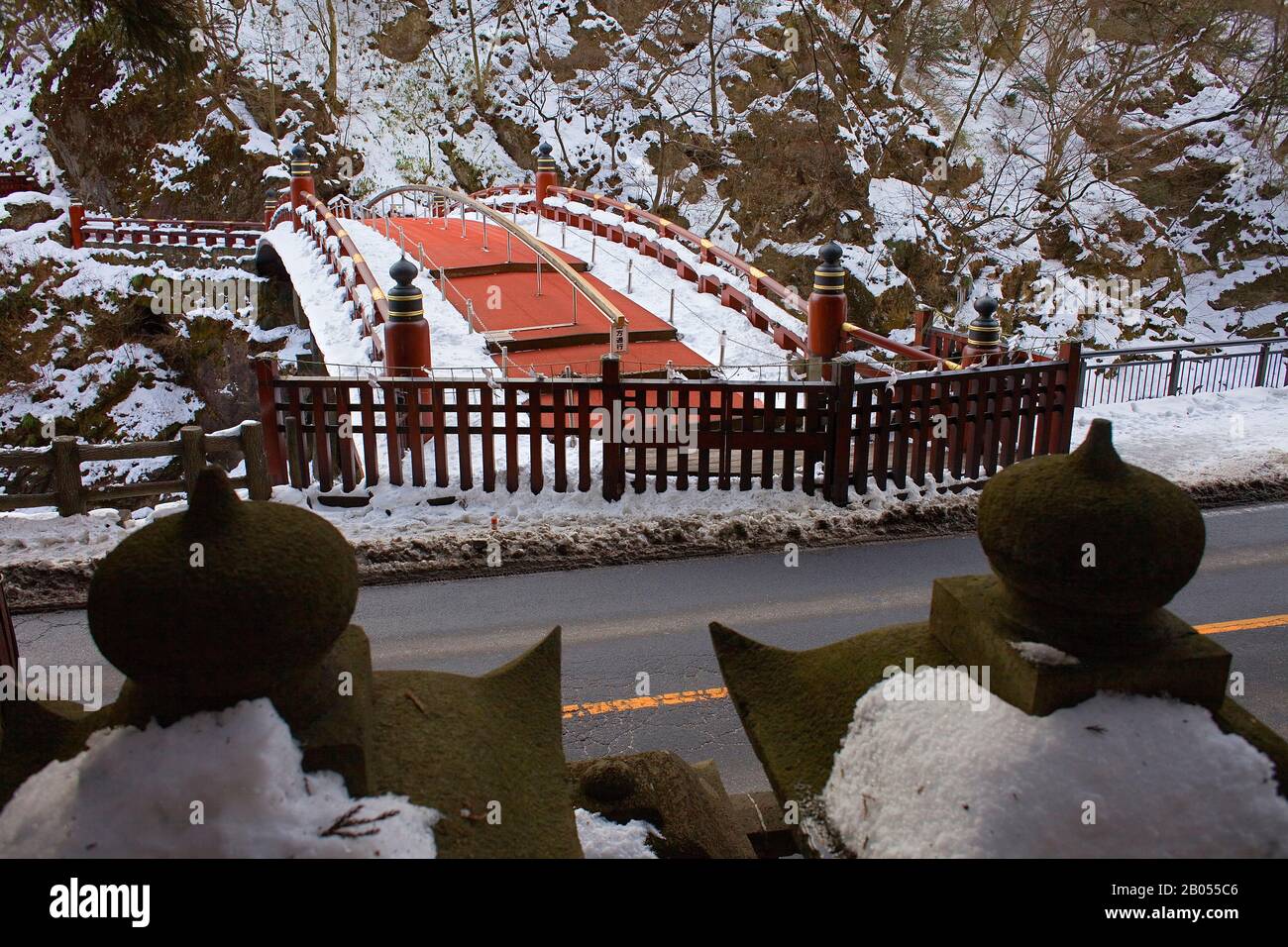 Sacro Shinkyo bridge,Nikko,Giappone Foto Stock