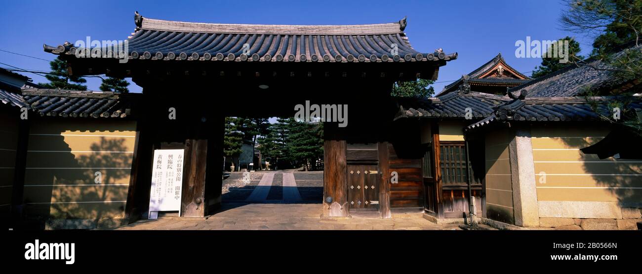 Ingresso Di Un Tempio, Tempio Daitokuji, Città Di Kyoto, Prefettura Di Kyoto, Honshu, Regione Kinki, Giappone Foto Stock