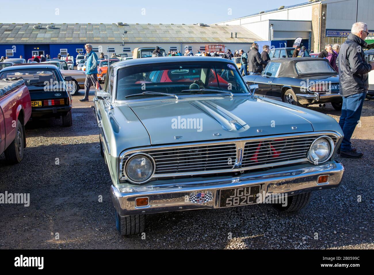 Ford Falcon Sprint, 1965, Reg No: Jgu 582c, Al Great Western Classic Car Show, Shepton Mallet Uk, 08 Febbraio 2020 Foto Stock