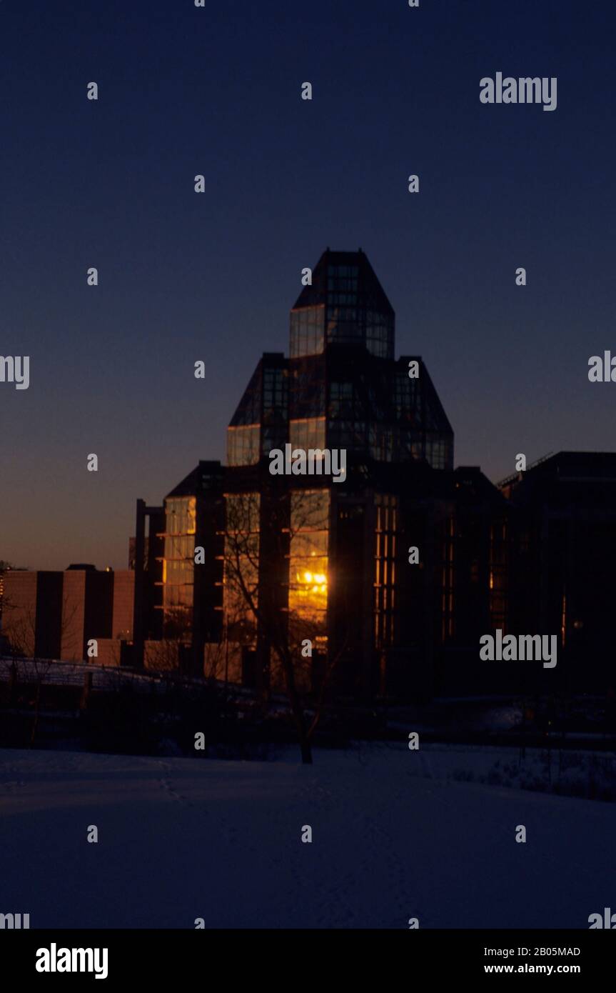 CANADA, OTTAWA, NATIONAL GALLERY OF CANADA, VISTA DELLA GRANDE HALL Foto Stock