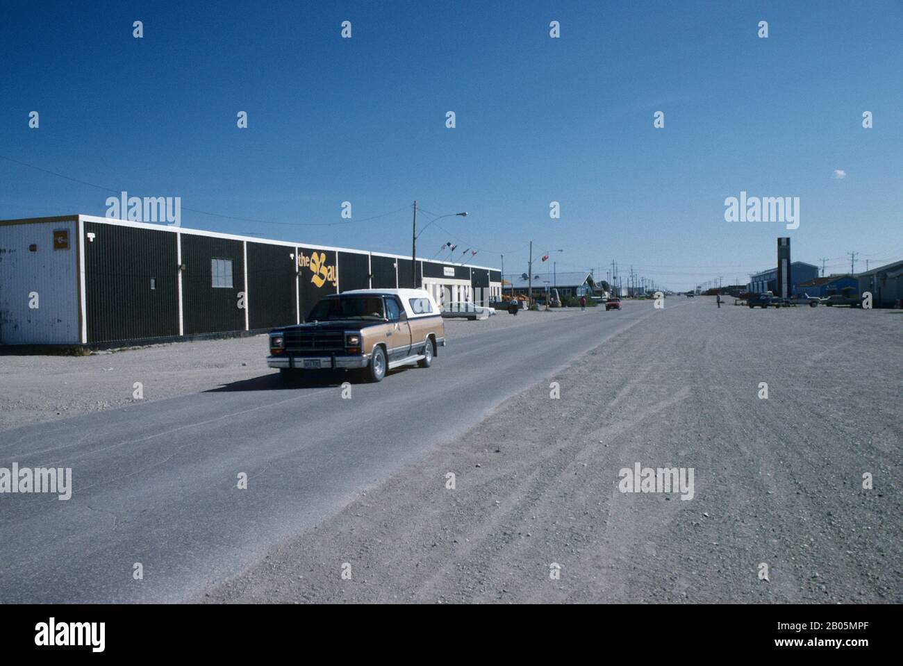 CANADA, MANITOBA, CHURCHILL, STREET SCENE, IL NEGOZIO BAY Foto Stock