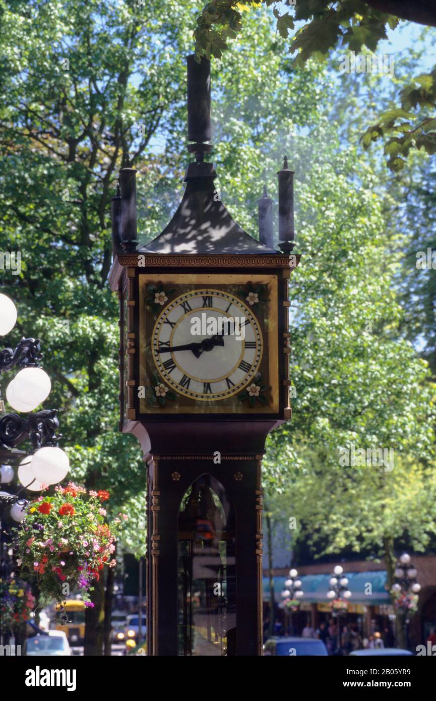 CANADA, BRITISH COLUMBIA, VANCOUVER, GASTOWN, STEAM CLOCK Foto Stock