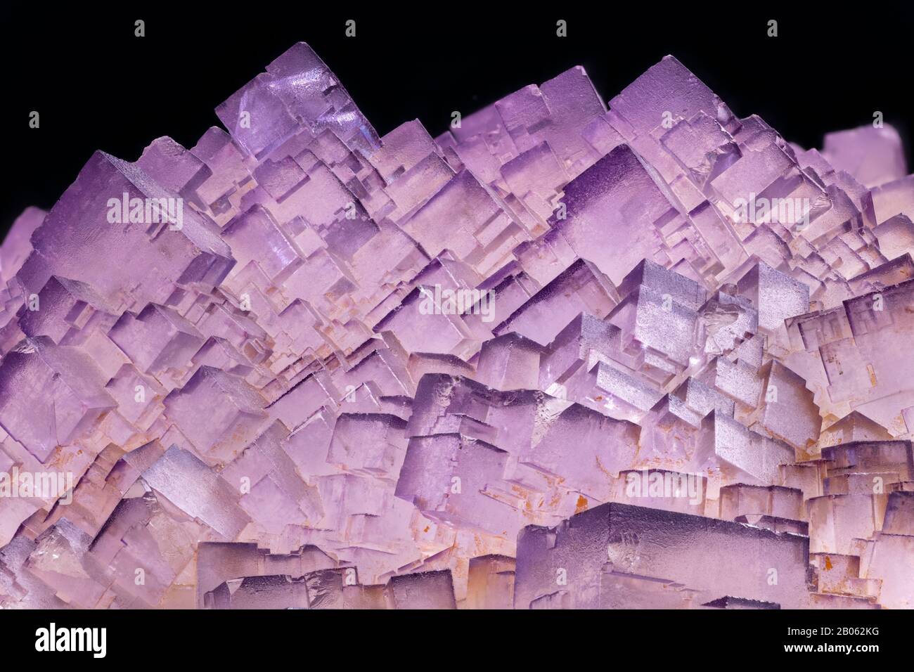 Cristalli Di Fluorite, Anche Fluorite Foto Stock