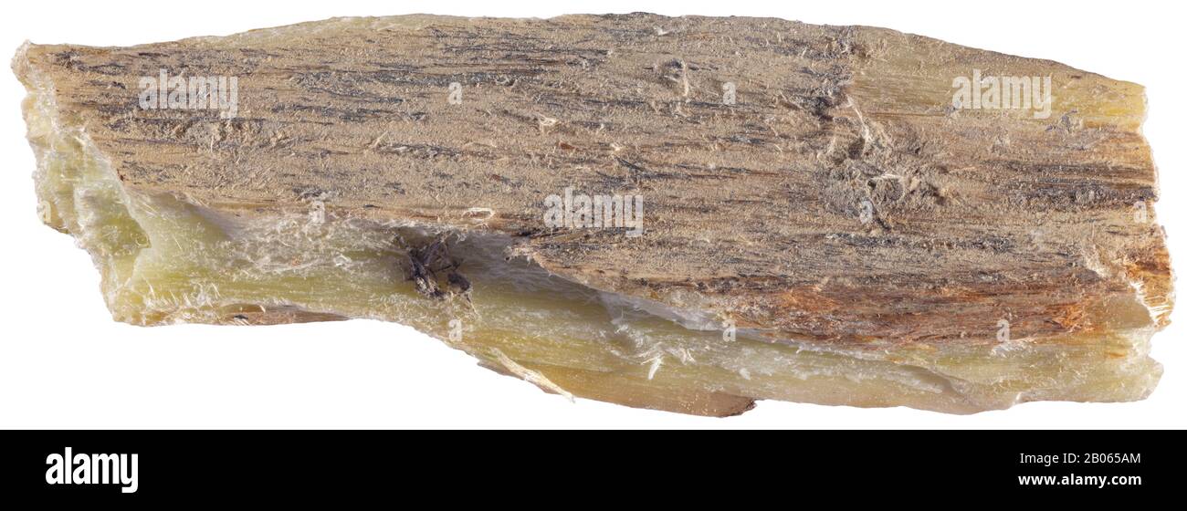 Carlosturanite, Un Silicato Asbestiform Per La Formazione Di Rocce Piemonte, Italia Foto Stock