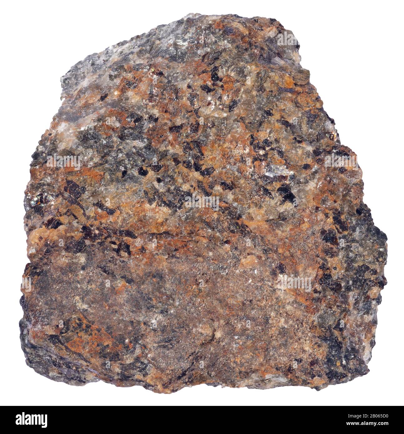 Charnokite, non foliated, Oka, Quebec Charnockite è una roccia ortopiroxene-portante quarzo-feldspar. Foto Stock