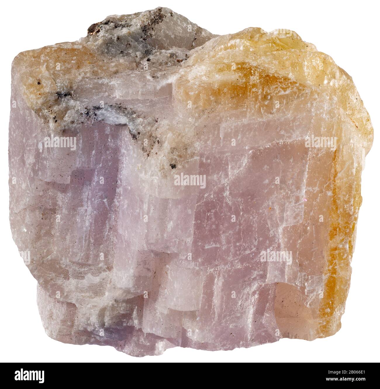 Chkalovite, silicato di berillio di sodio Groenlandia Foto Stock
