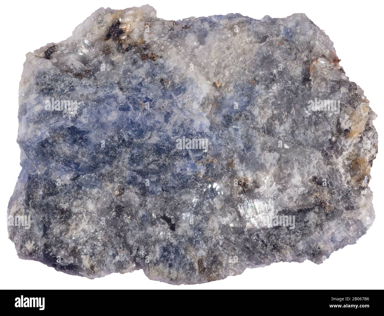 Foyaite, Mt St Hilaire, Quebec Foto Stock