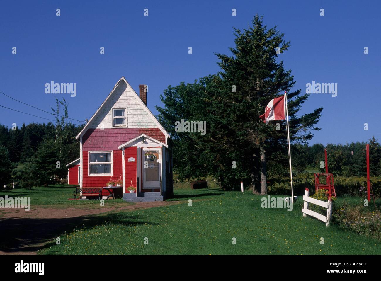 CANADA, PRINCE EDWARD ISLAND, VICINO CAVENDISH, CASA Foto Stock