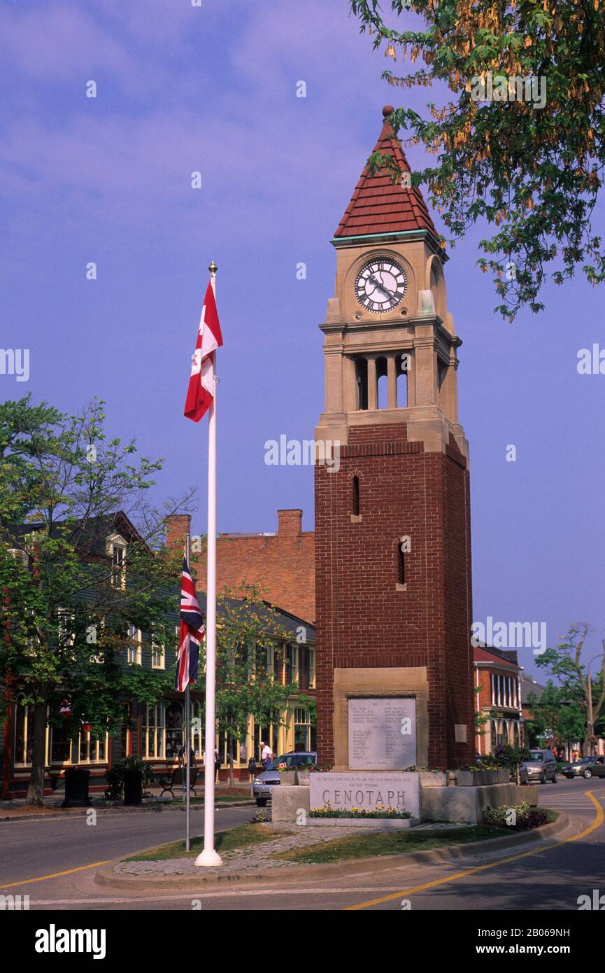 CANADA ONTARIO NIAGARA-ON-THE-LAKE, TORRE DELL'OROLOGIO Foto Stock