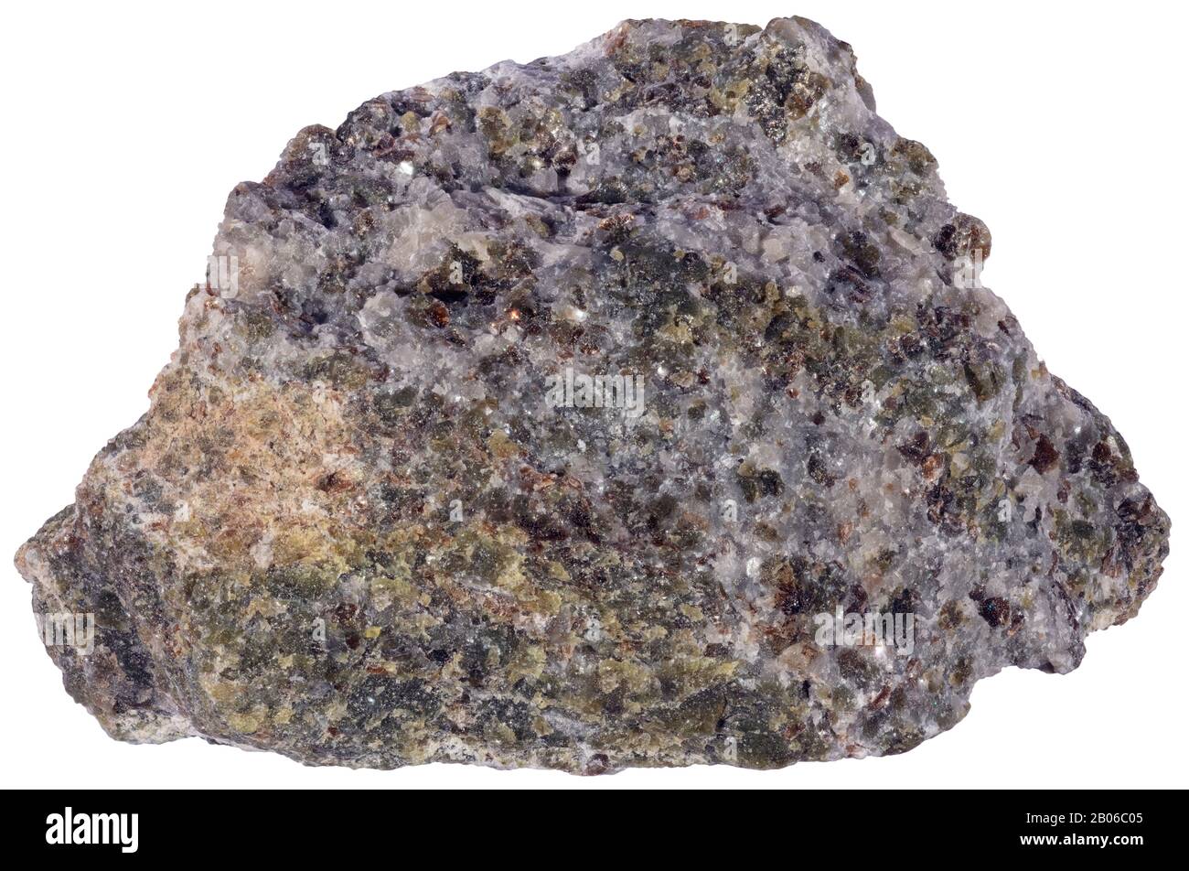Granodiorite, plutonica, Grenville, Quebec Foto Stock