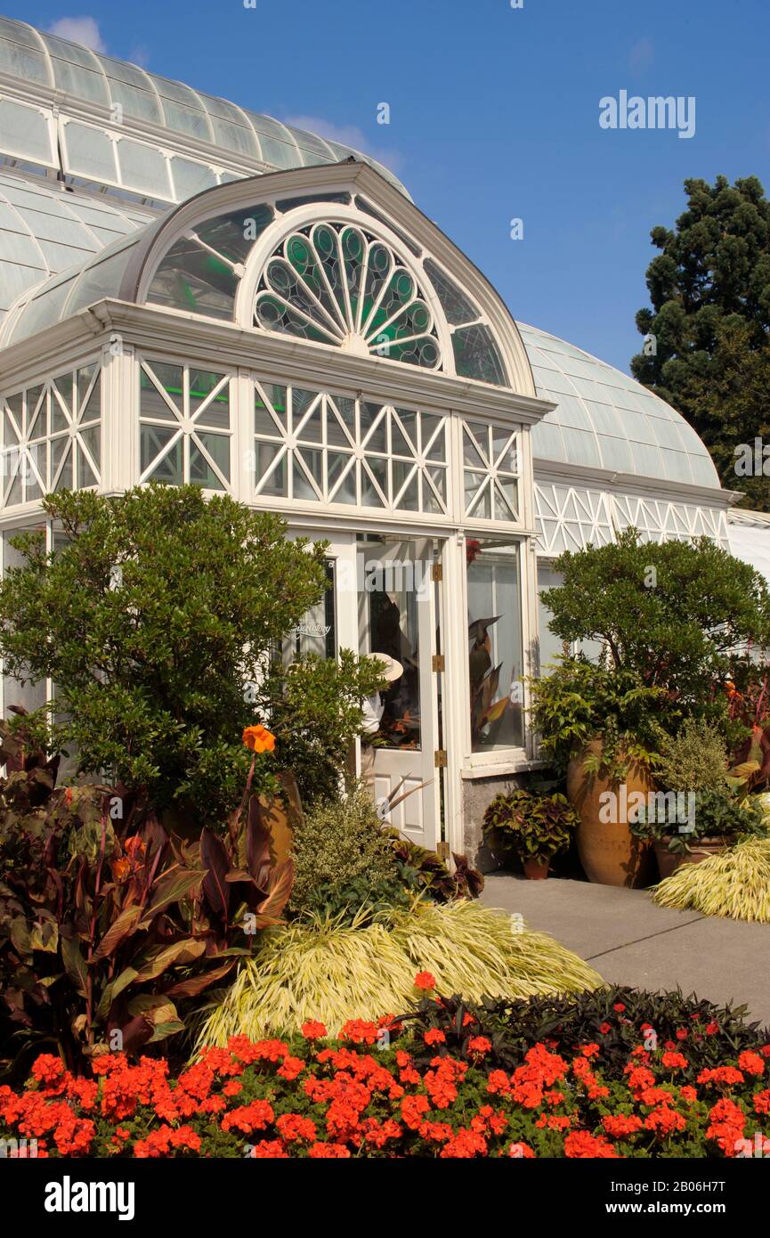 STATI UNITI, WASHINGTON STATE, SEATTLE, CAPITOL HILL, VOLONTARIATO PARK CONSERVATORY, ESTERNO Foto Stock