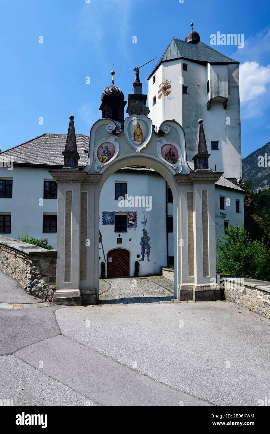 Chiesa Di Pellegrinaggio Mariastein, Woergl, Alpi Kitzbuehel, Tirolo, Austria Foto Stock