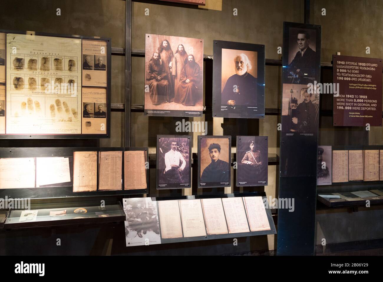 Tbilisi, Georgia - 18 Febbraio 2020: Mostra Al Museo Nazionale Georgiano, Tbilisi, Georgia. Il Museo Nazionale Georgiano unifica diverse m principali Foto Stock