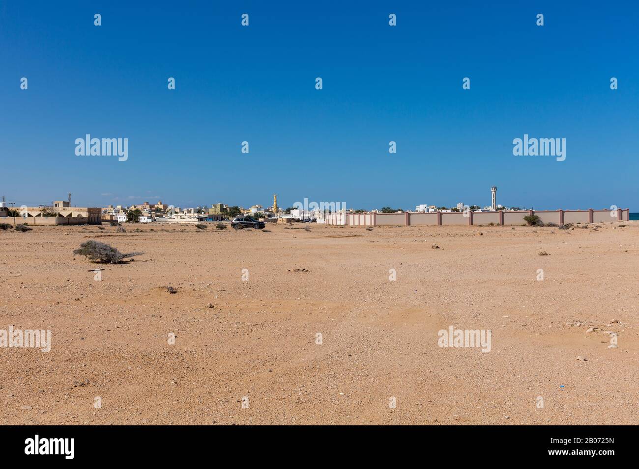 Villaggio di pescatori di pinne, Oman Foto Stock