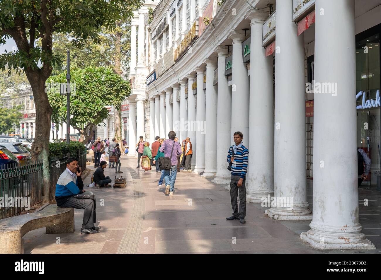 Connaught Place in New Delhi, India Foto Stock