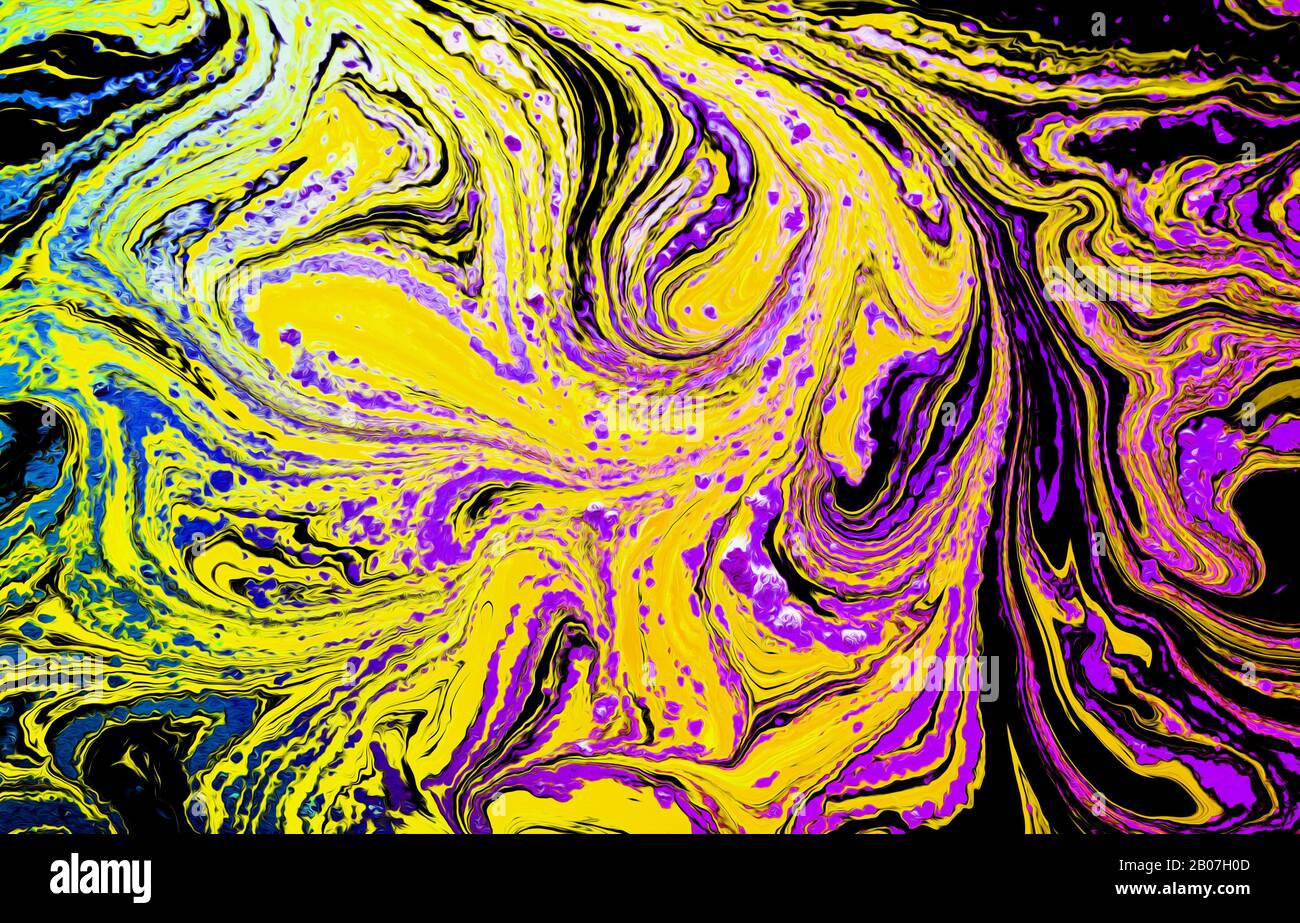 Abstract arte grunge texture di sfondo colorato con gli spruzzi di vernice Foto Stock