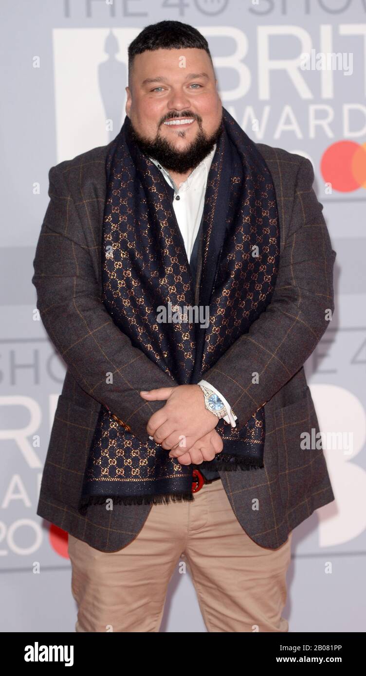 La foto Deve Essere Accreditata ©Alpha Press 078237 18/02/2020 Charlie Sloth al Brit Awards 2020 tenutosi alla O2 di Londra. Foto Stock