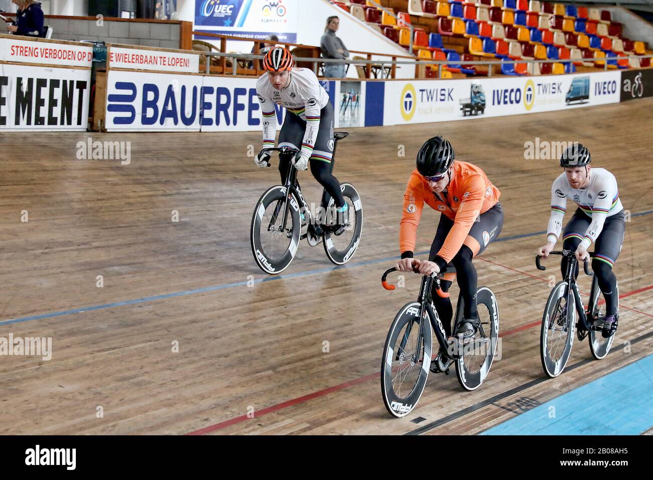 Alkmaar, 19–02-2020 , Sportpaleis Alkmaar, Presentatie WK baanselectie, campionati mondiali di ciclismo su pista olandese, Foto Stock