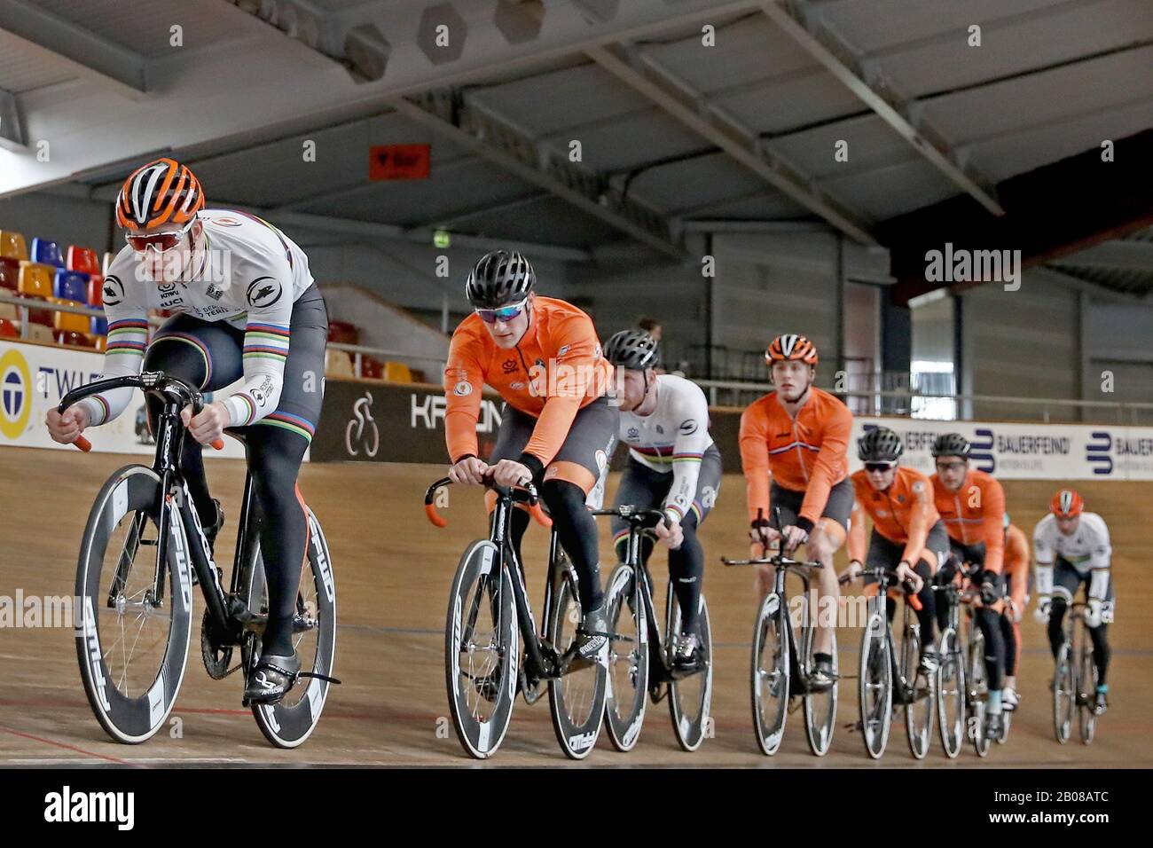 Alkmaar, 19–02-2020 , Sportpaleis Alkmaar, Presentatie WK baanselectie, campionati mondiali di ciclismo su pista olandese, Foto Stock