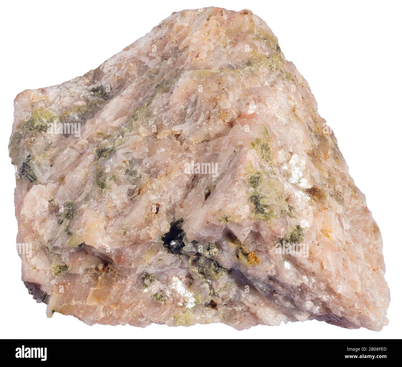Metaquartzite, non foliata, Italia Metaquartzite è una quarzite leggera, schista silicea e chert minore. Foto Stock